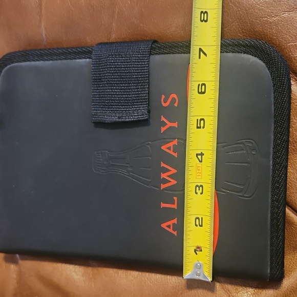 Coke "Always" padded binder with removable notebook/planner, velcro closure - Picture 9 of 9